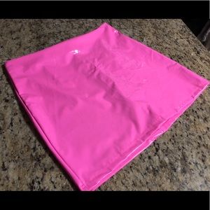 Hot Pink Bubblegum PU Leather Mini Skirt NWOT